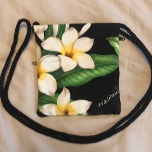 Hawaii flower cross body minibag
